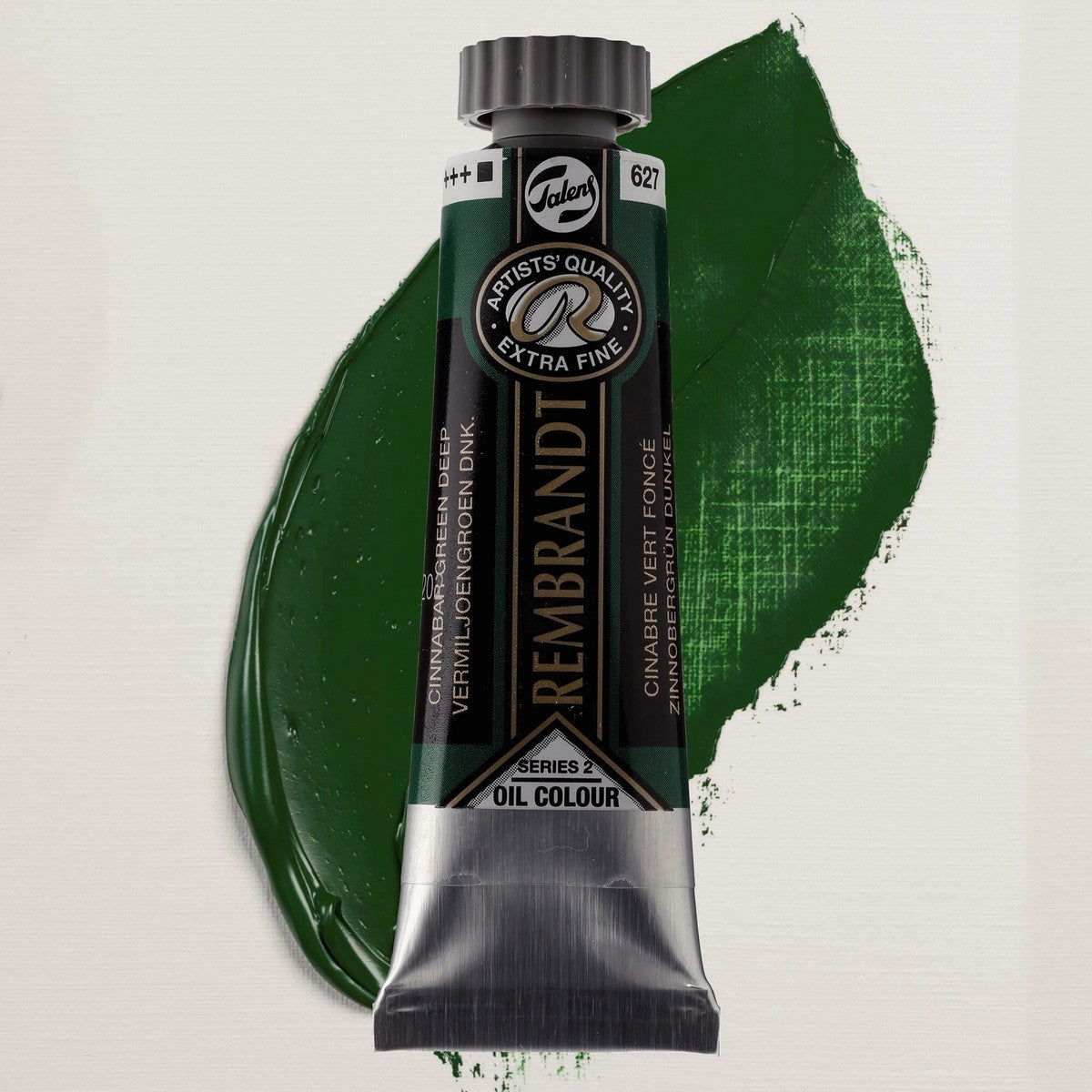 OLEO TALENS REMBRANDT 015ml 627 CINNABAR GREEN DEEP S2