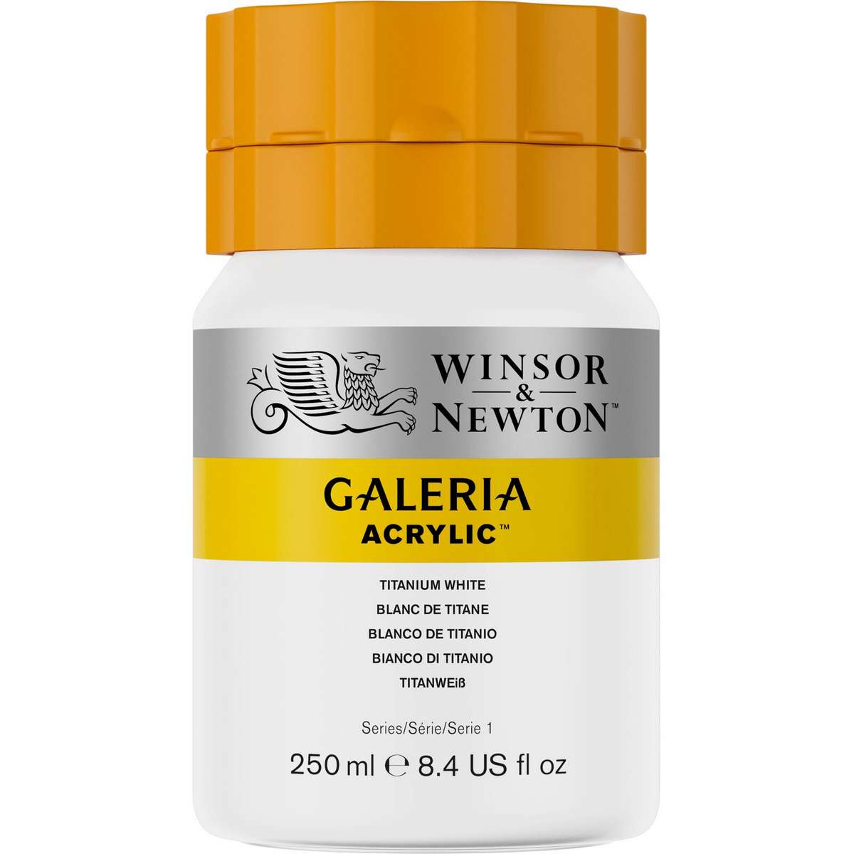 ACRILICA WINSOR NEWTON GALERIA 250ML 644 TITANIUM WHITE 2137644