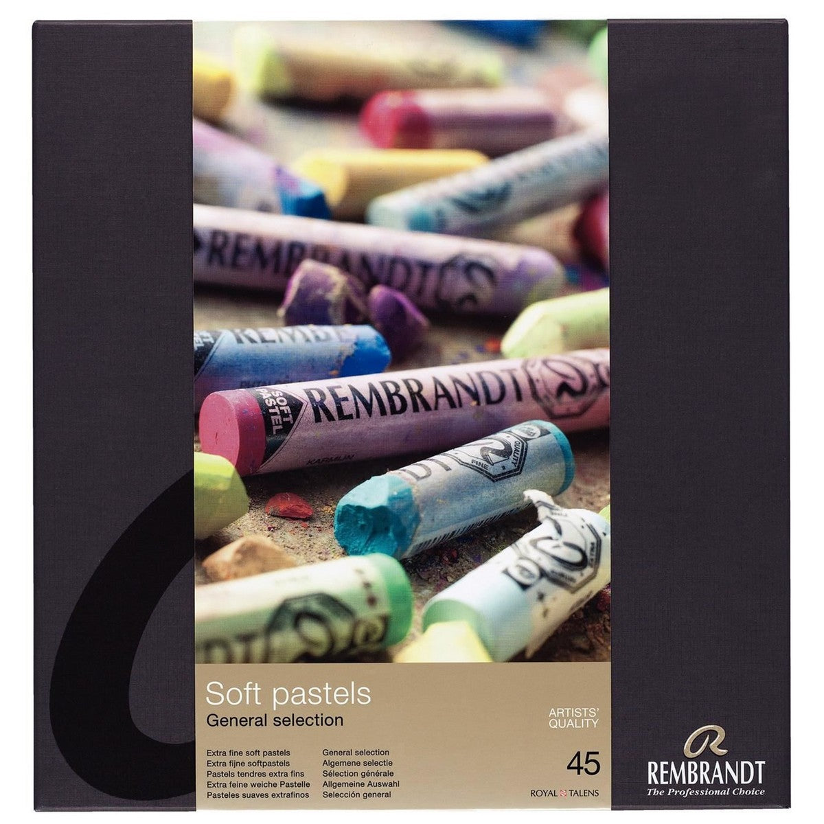 PASTEL SECO SOFT TALENS REMBRANDT 045 CORES BASICAS