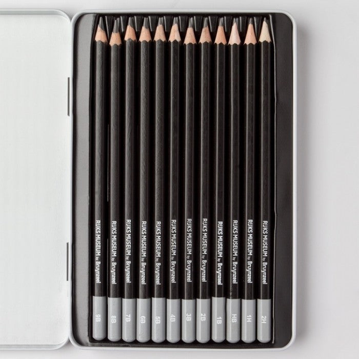 ESTOJO LAPIS GRADUADO BRUYNZEEL RIJKS MUSEUM 12 GRADUAÇOES