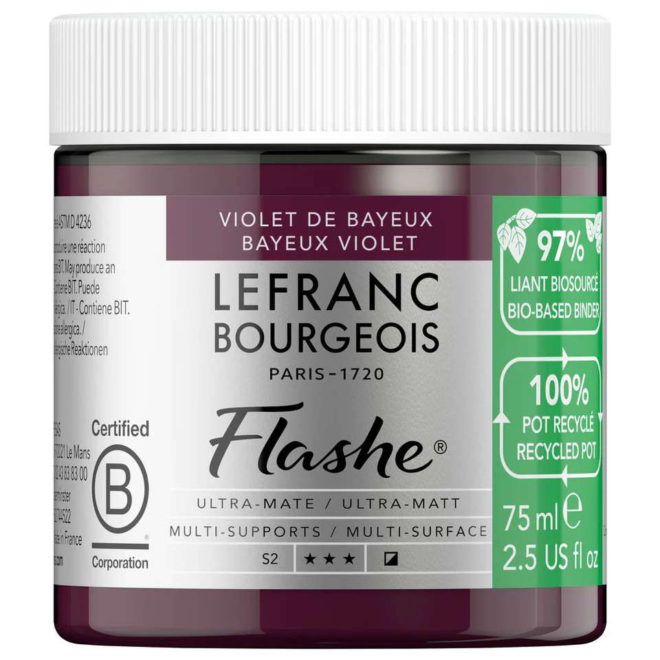 ACRILICA LEFRANC BOURGEOIS FLASHE BIO 75ML BAYEUX VIOLET 301975