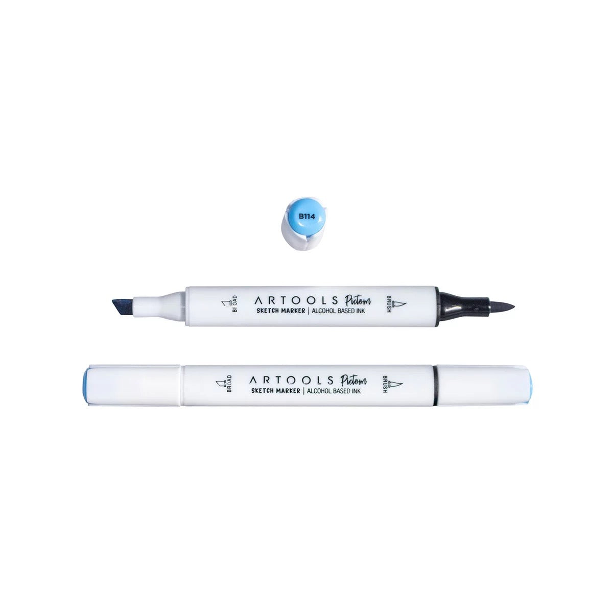 MARCADOR ARTOOLS PICTOM PONTA DUPLA CORNFLOWER (B114)