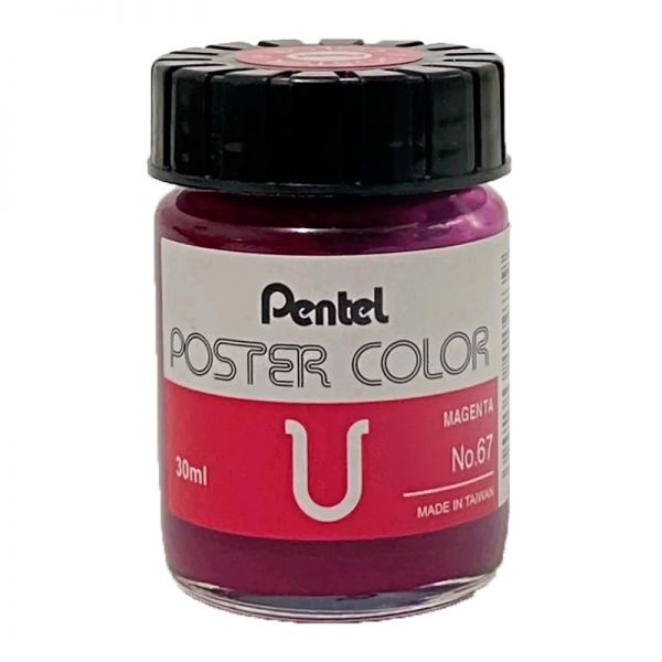 GOUACHE PENTEL POSTER COLOR 30ML 67 MAGENTA