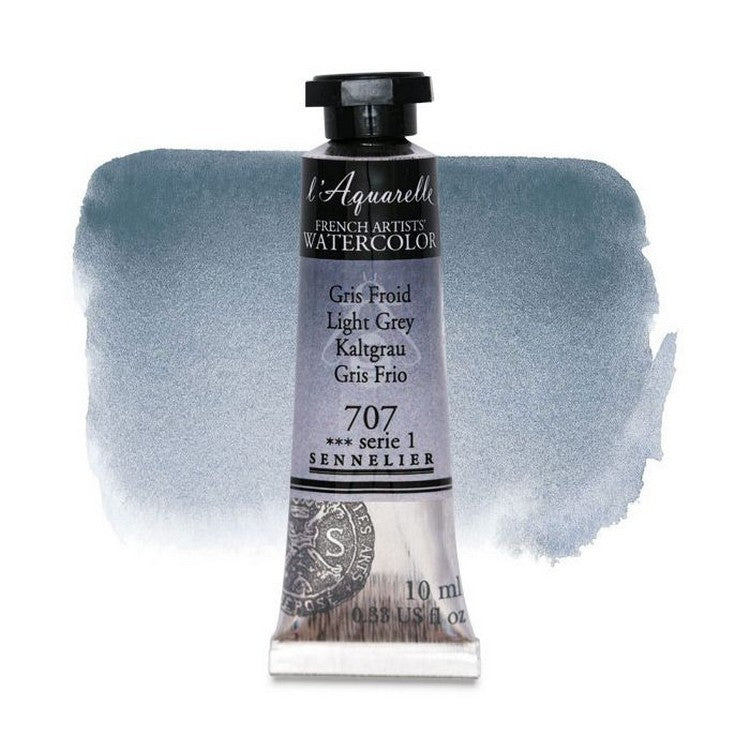 AQUARELA SENNELIER L'AQUARELLE 707 LIGHT GREY 10ML S1