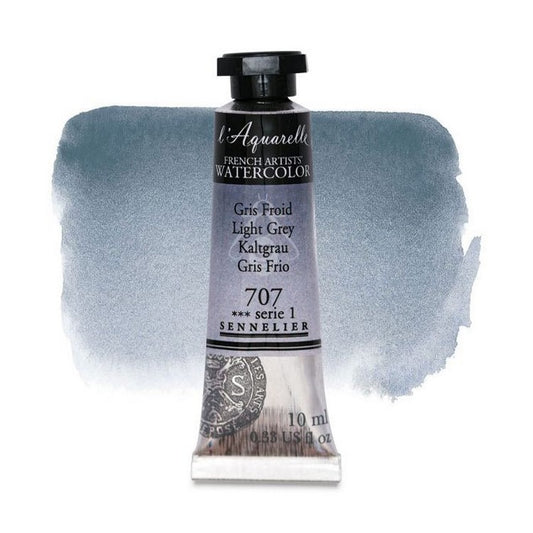 AQUARELA SENNELIER L'AQUARELLE 707 LIGHT GREY 10ML S1