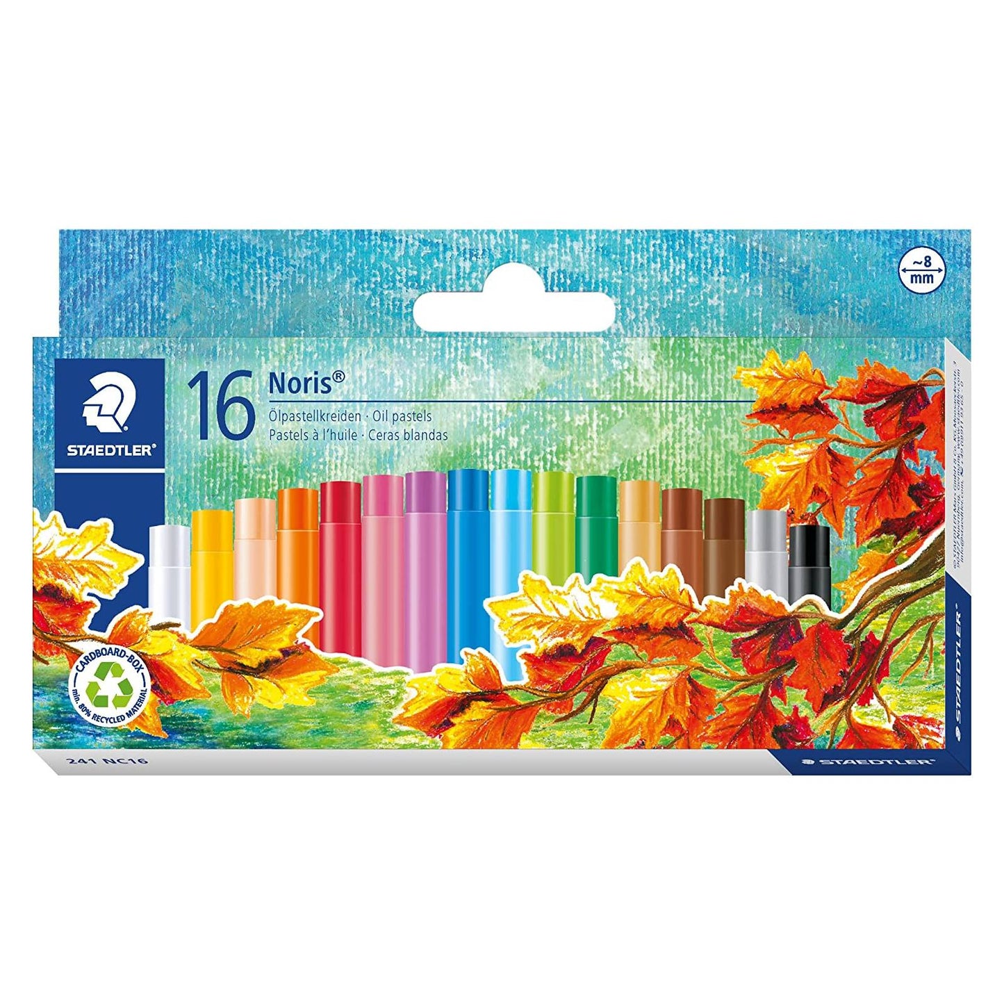 PASTEL OLEOSO STAEDTLER NORIS 16 CORES