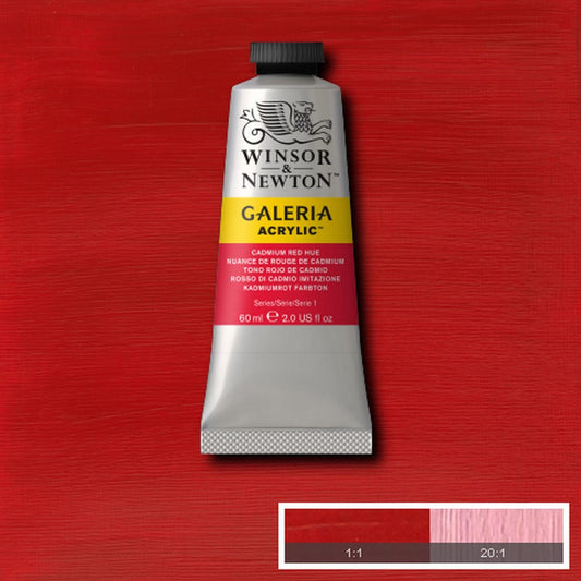 ACRILICA WINSOR NEWTON GALERIA 60ml 095 CADMIUM RED HUE 2120095