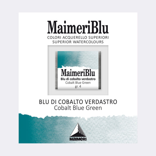 AQUARELA MAIMERIBLU ARTISTS HALF PAN 381 COBALT BLUE GREENISH