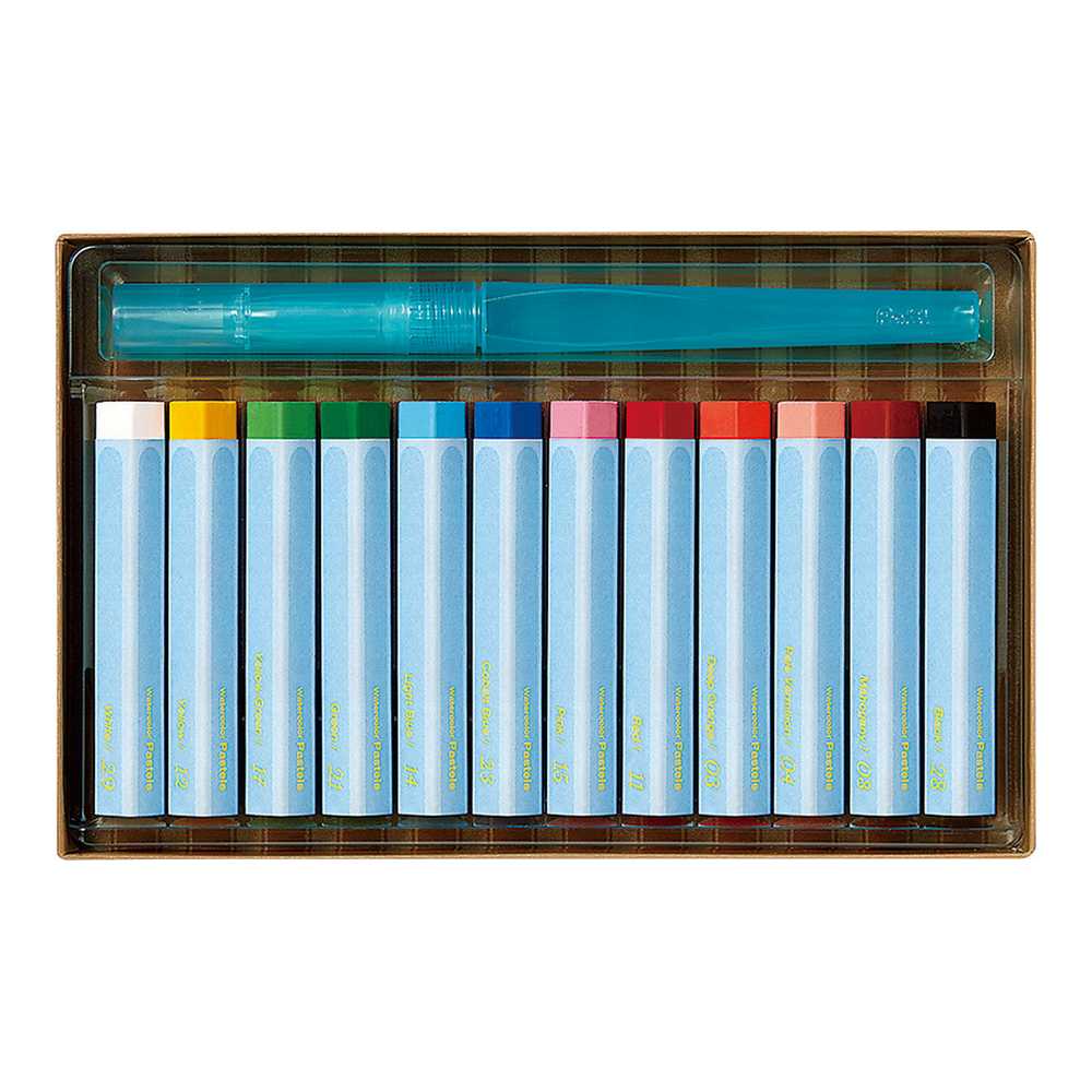GIZ PASTEL OLEOSO AQUARELAVEL 12 CORES