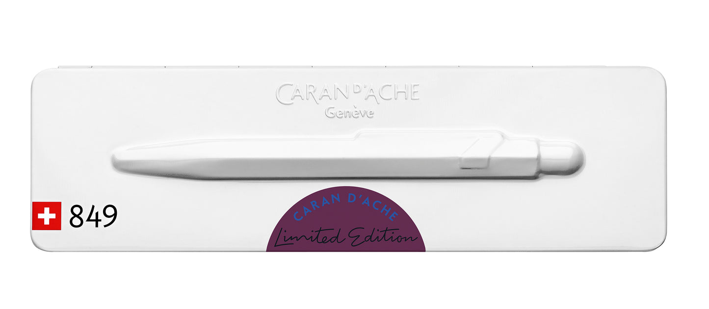 CANETA CARAN D'ACHE 849 CLAIM YOUR STYLE - BURGUNDY