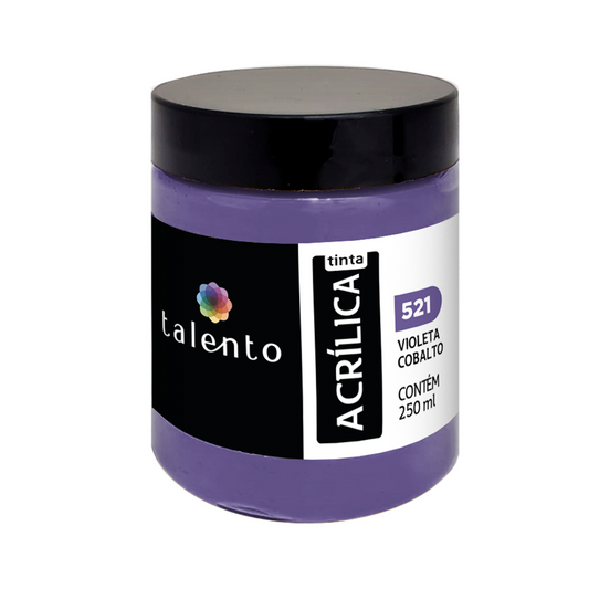 ACRILICA TALENTO 250ML 521 VIOLETA COBALTO