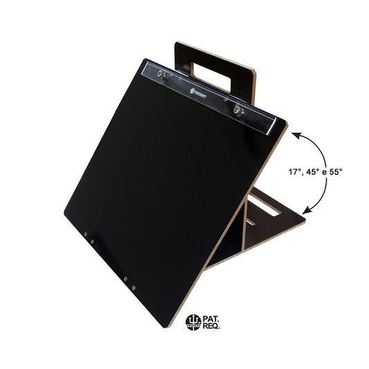 PRANCHETINHA PORTATIL ARTICULADA A3 LACA PRETA 4819-A3PL  TR
