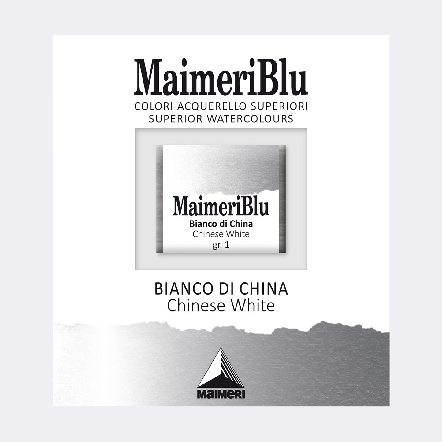 AQUARELA MAIMERIBLU ARTISTS HALF PAN 013 CHINESE WHITE