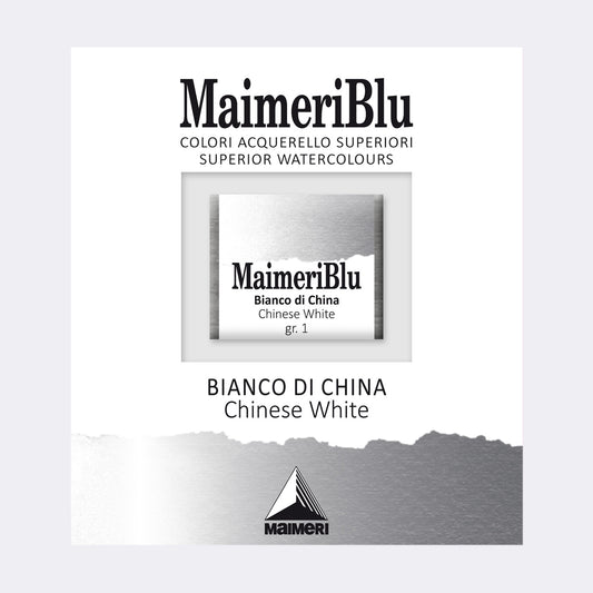 AQUARELA MAIMERIBLU ARTISTS HALF PAN 013 CHINESE WHITE