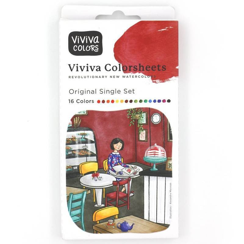 AQUARELA VIVIVA COLORSHEETS C/16 ORIGINAL SINGLE SET VV276000