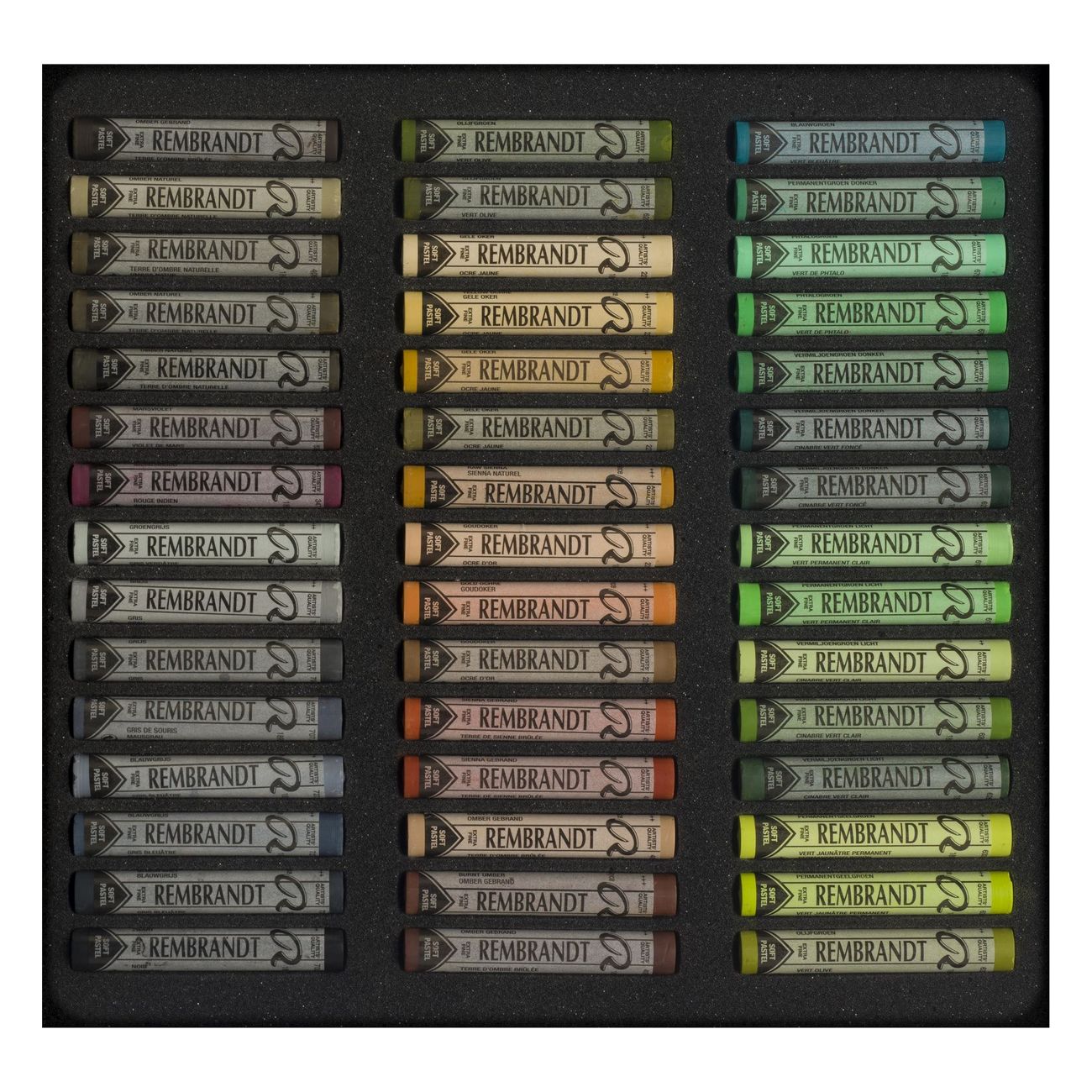 PASTEL SECO SOFT TALENS REMBRANDT 090 CORES LANDSCAPE TALENS