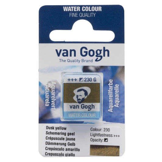 AQUARELA TALENS VAN GOGH HALF PAN 230 DUSK YELLOW