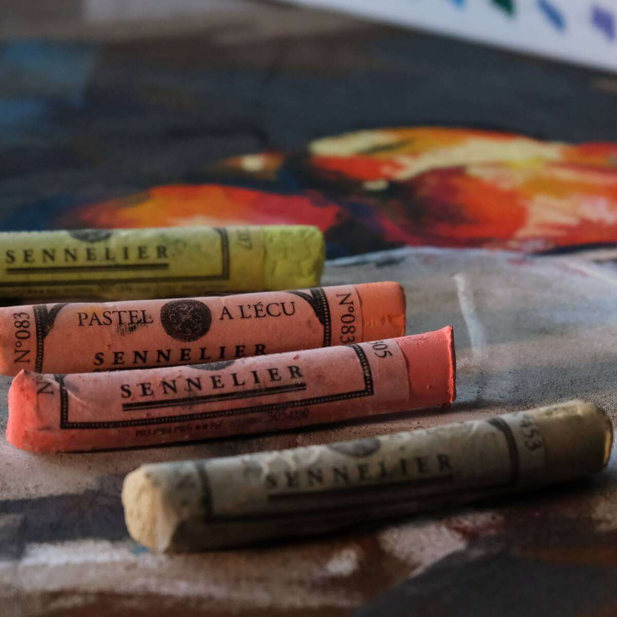 PASTEL SECO SENNELIER EXTRA SOFT 60 CORES ESTOJO MADEIRA