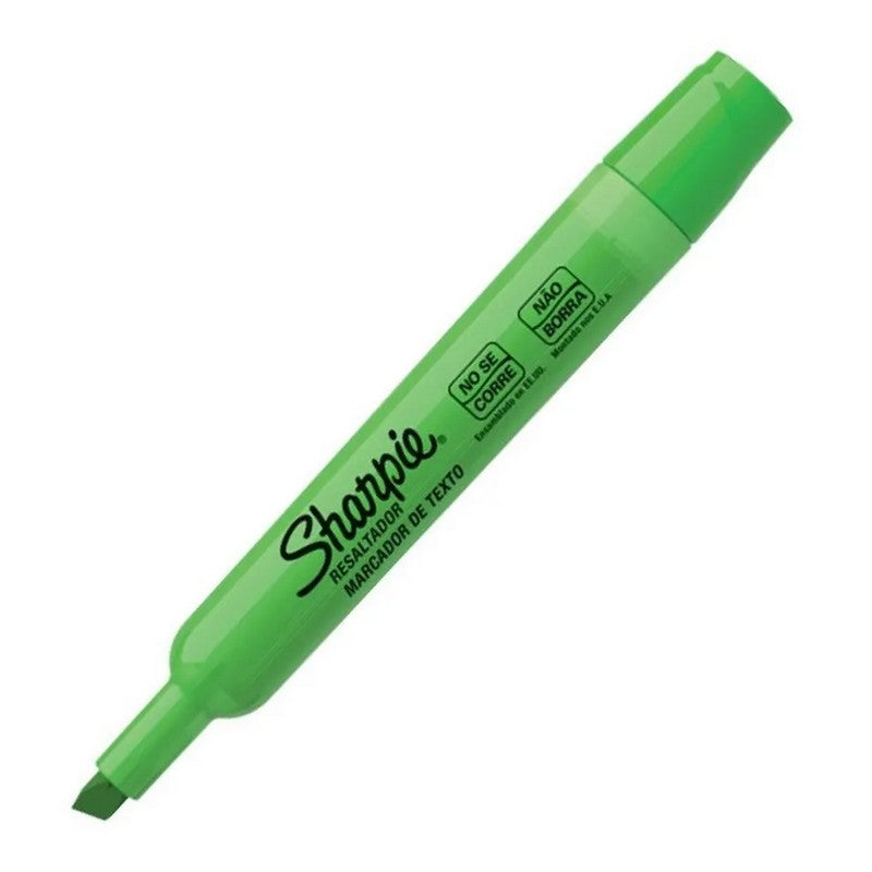 MARCADOR FLUORESCENTE SHARPIE TANK VERDE