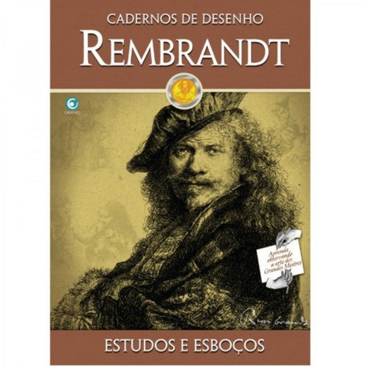 CADERNOS DE DESENHO "REMBRANDT - ESTUDOS E ESBOÇOS" CRIATIVO