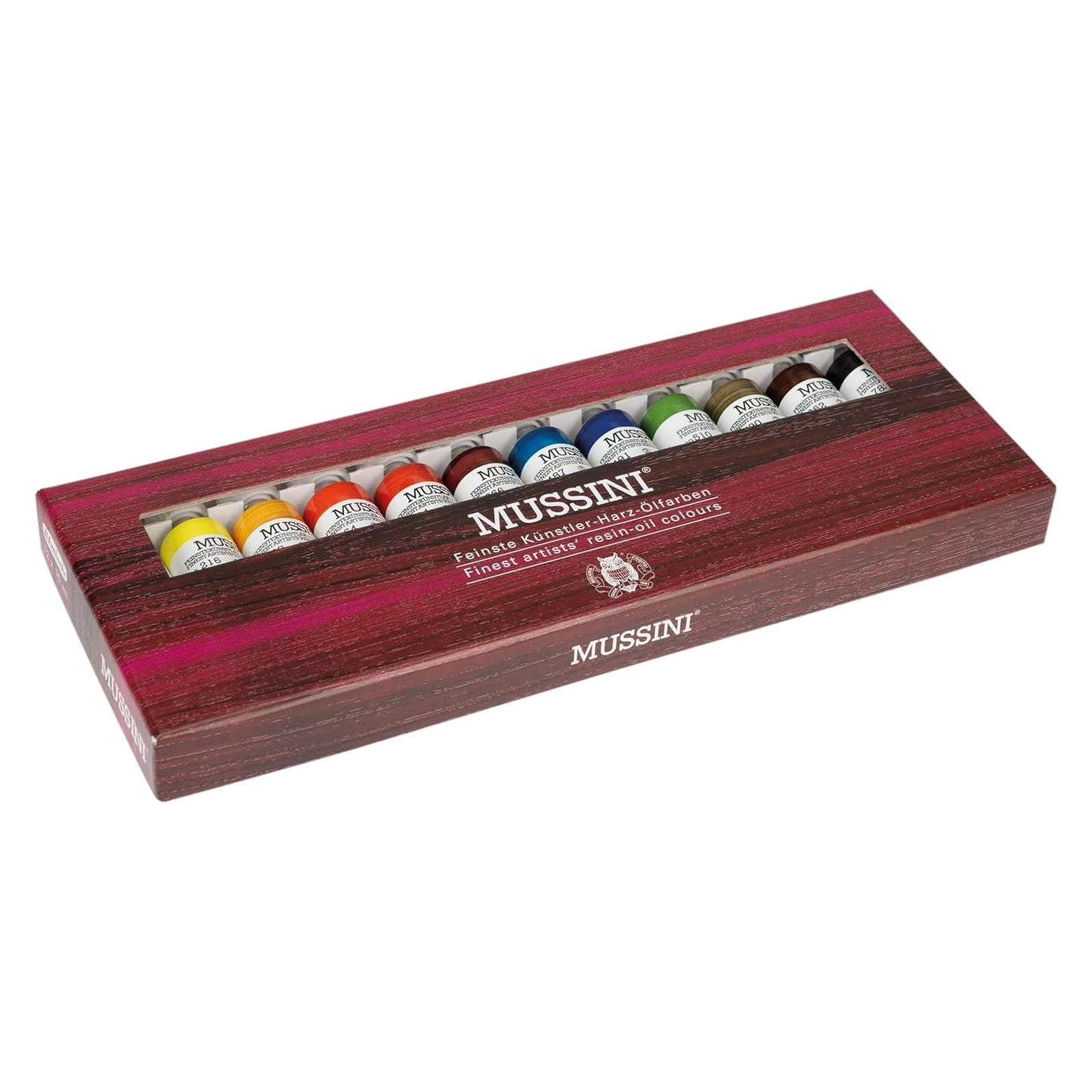 ESTOJO OLEO SCHMINCKE MUSSINI 12 TUBOS 15ml