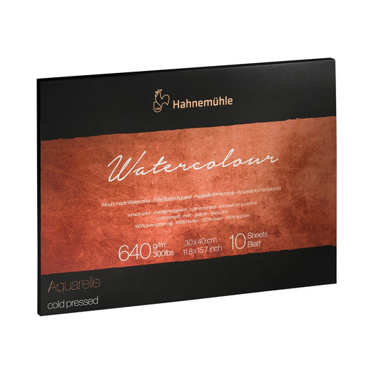BLOCO HAHNEMUHLE COLLECTION WATERC 640G C PRESS 30X40 10FLS