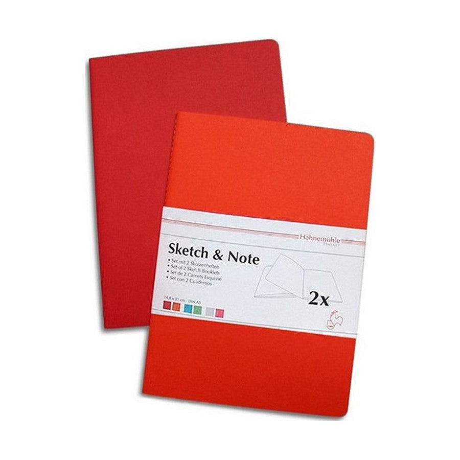 SKETCH NOTE HAHNEMUHLE A3 125g/m2 RED/ORANGE 20 FOLHASx2