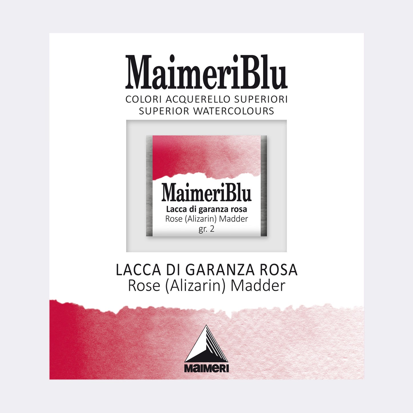 AQUARELA MAIMERIBLU ARTISTS HALF PAN 176 ROSE (ALIZARIN) MADDER