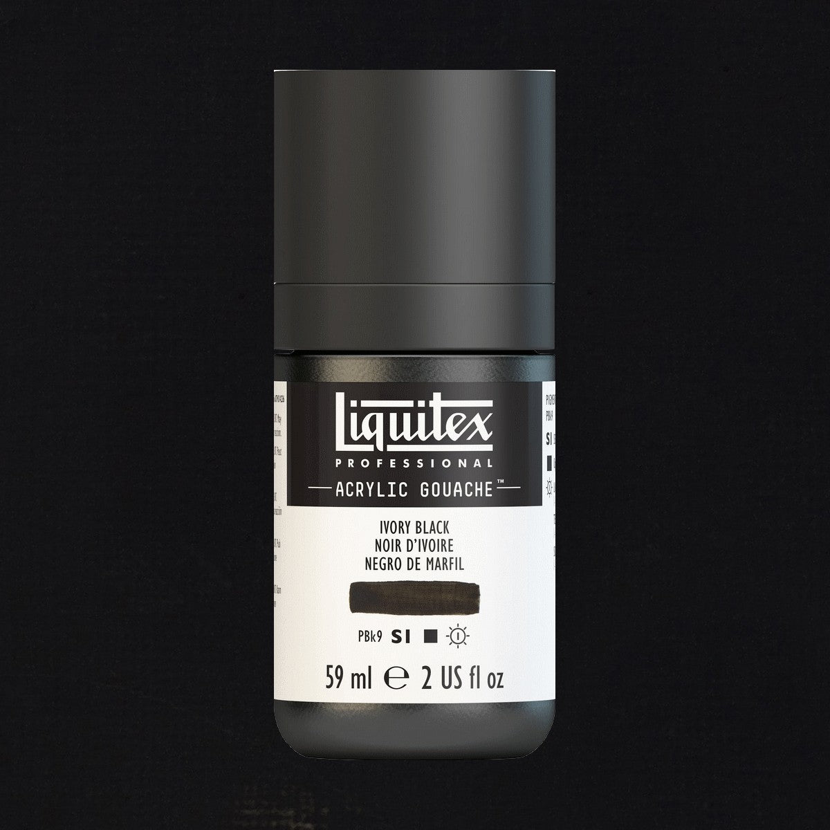 ACRILICA GOUACHE LIQUITEX 59ML 244 IVORY BLACK