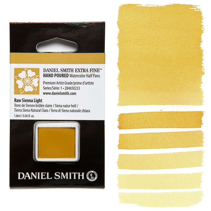 AQUARELA DANIEL SMITH HALF PAN RAW SIENNA LIGHT 233
