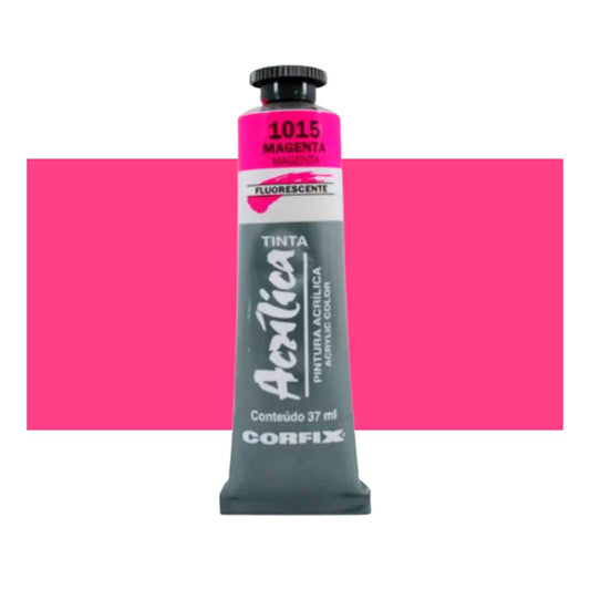 ACRILICA CORFIX FLUORESCENTE 37ML 1015 MAGENTA