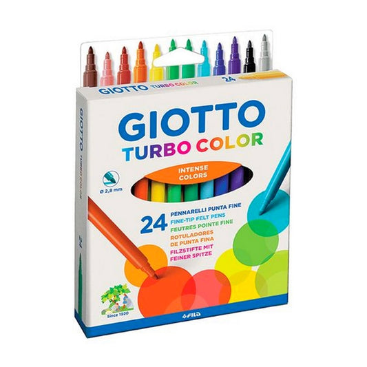CANETA HIDROCOR GIOTTO TURBO COLOR 24 CORES