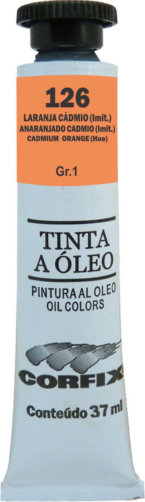 OLEO CORFIX 37ML 126 LARANJA CADMIO (IMIT)