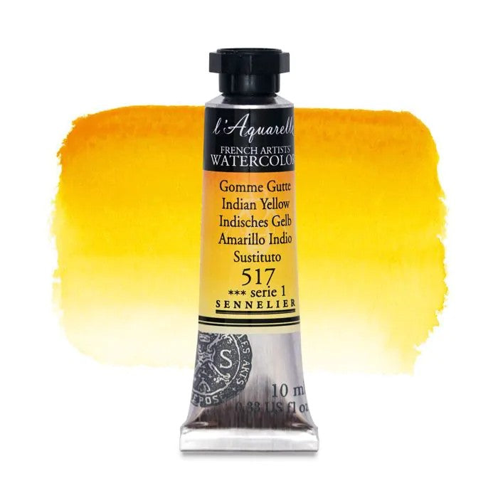 AQUARELA SENNELIER L'AQUARELLE 517 INDIAN YELLOW 10ml S1