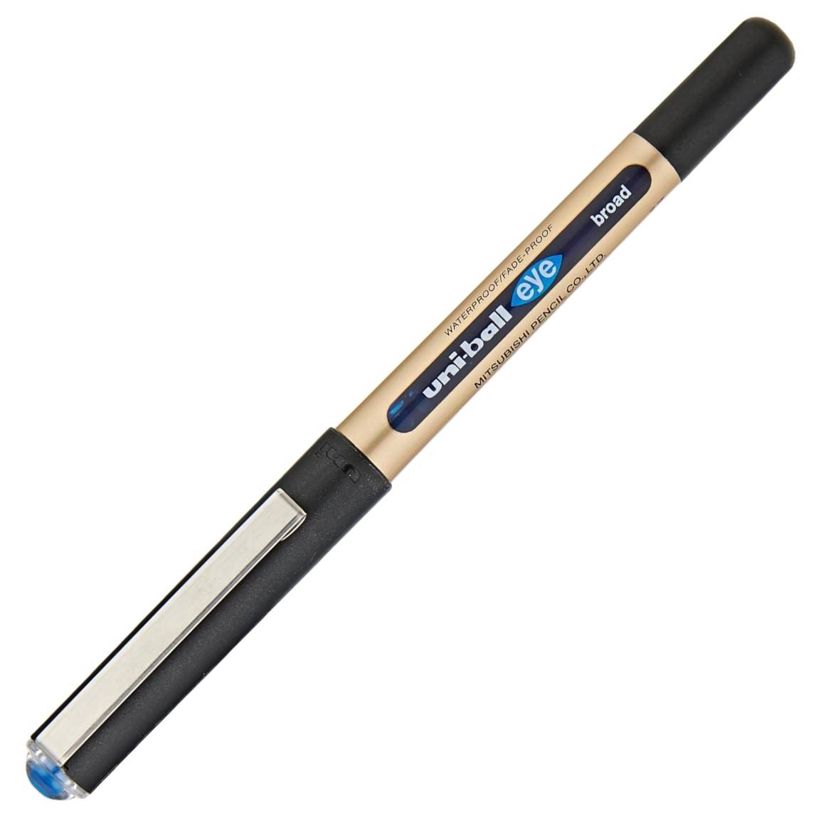 CANETA UNI-BALL EYE 1,0mm ROLLER BALL AZUL UB-150-10