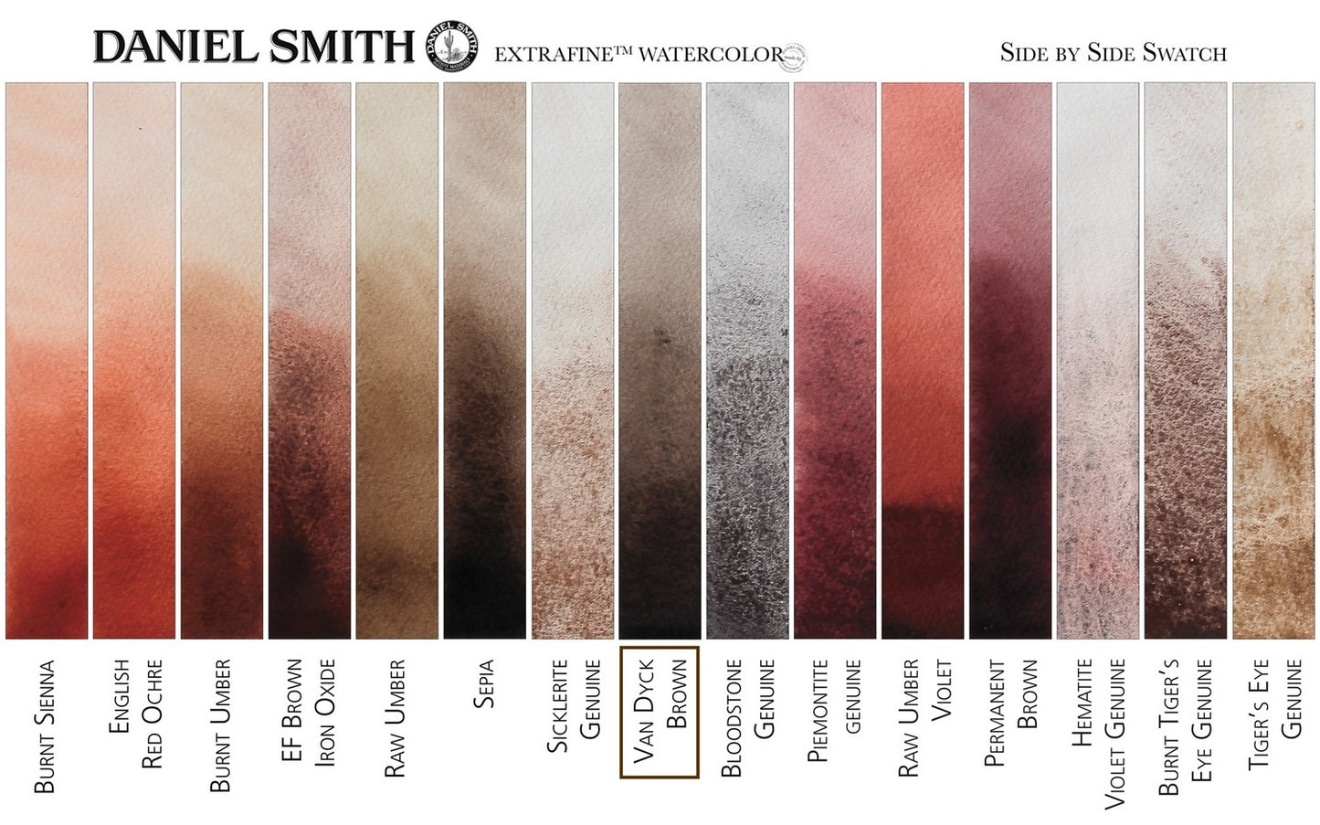 AQUARELA DANIEL SMITH 05ml EXTRA FINE Van Dyck Brown 110