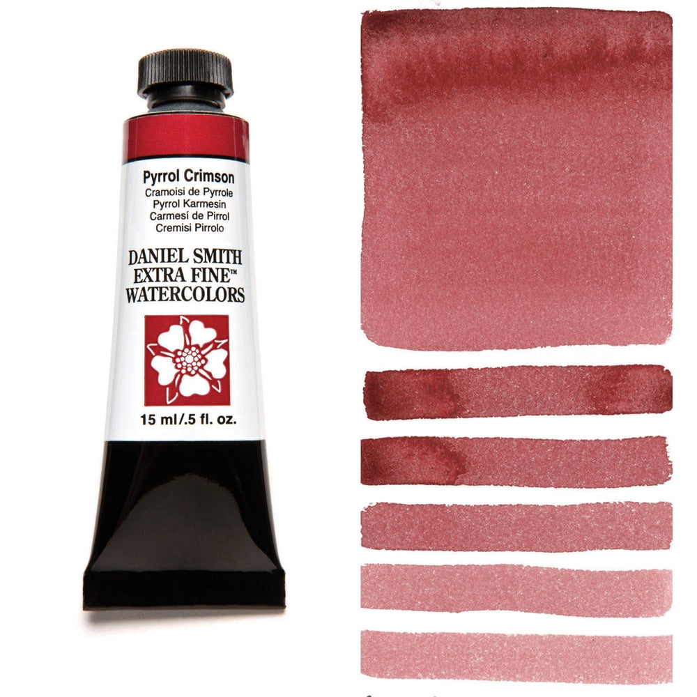 AQUARELA DANIEL SMITH 15ml EXTRA FINE Pyrrol Crimson 127