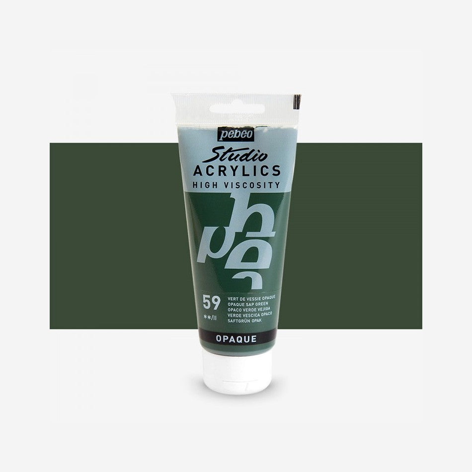ACRILICA PEBEO STUDIO HV  100ML 59 VERDE VESSIE 831059