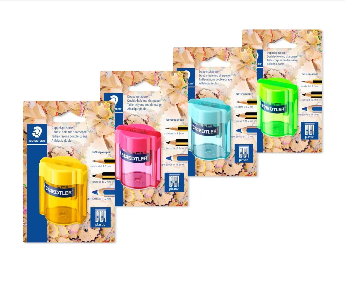 APONTADOR DUPLO STAEDTLER C/ DEPOSITO 513006BK