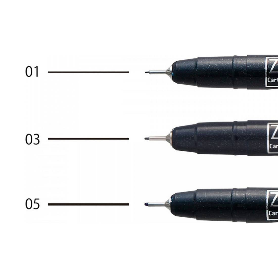 ESTOJO KURETAKE MANGAKA C/3 BLACK CNM3VBK2