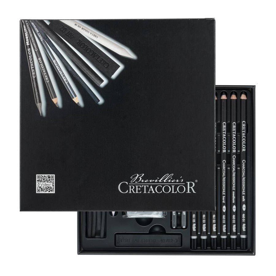 ESTOJO LAPIS ESBOCO CRETACOLOR BLACK BOX 20 PECAS