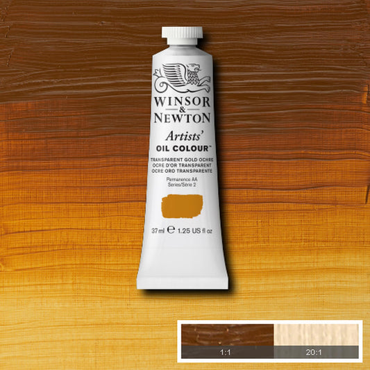 OLEO WINSOR NEWTON ARTISTS 037ML 646 TRANSP GOLD OCHRE S2
