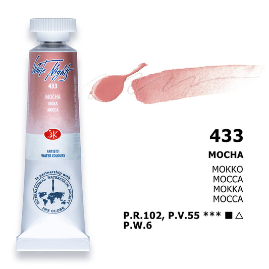 AQUARELA WHITE NIGHTS 433 MOCHA (NEW) 10ML S1