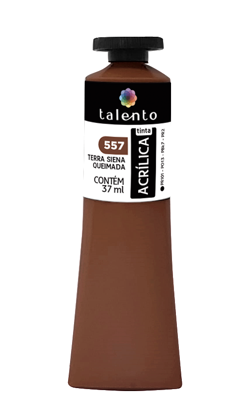 ACRILICA TALENTO 037ML 557 TERRA SIENA QUEIMADA