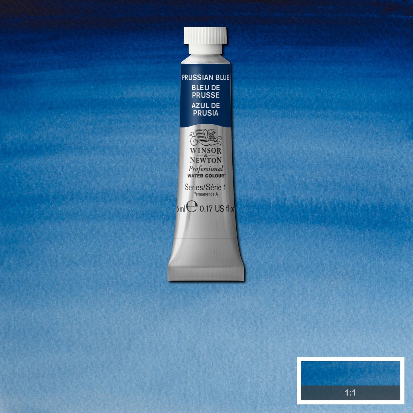 AQUARELA WINSOR NEWTON ARTISTS 5ml 538 PRUSSIAN BLUE S1