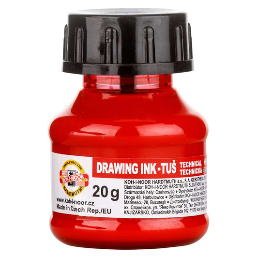 DRAWING INKS KOH-I-NOOR 20ML 402 VERMELHO