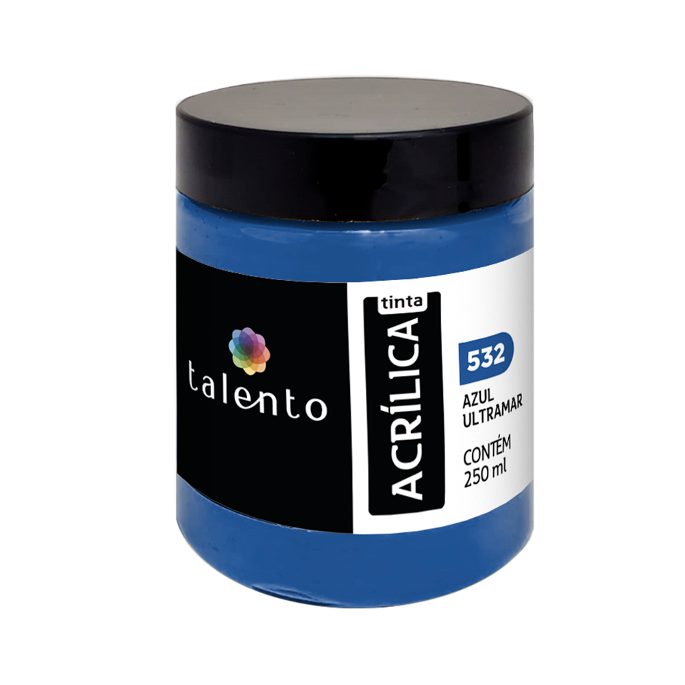 ACRILICA TALENTO 250ML 532 AZUL ULTRAMAR
