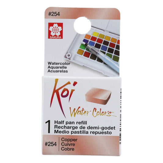 AQUARELA SAKURA KOI HALF PAN COBRE - 254