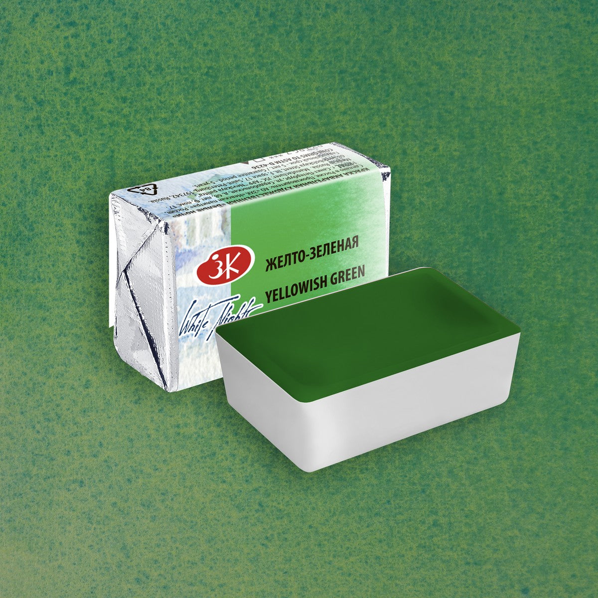 AQUARELA WHITE NIGHTS 763 TONS GRANULADOS YELLOWISH GREEN MIST FULL PAN S2