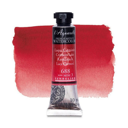 AQUARELA SENNELIER L'AQUARELLE 688 CRIMSON LAKE 10ML S3